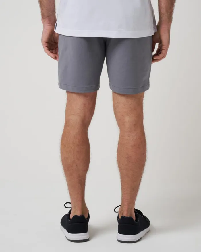 Men STRETCHKNIT SHORT 8IN Quiet Shade TravisMathew Shorts