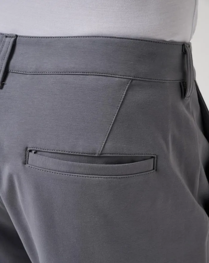 Men STRETCHKNIT SHORT 8IN Quiet Shade TravisMathew Shorts