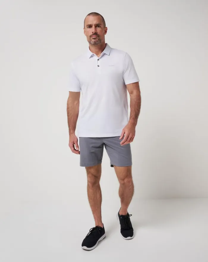 Men STRETCHKNIT SHORT 8IN Quiet Shade TravisMathew Shorts