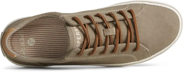Men Striper II Linen LTT Sneaker Taupe Sperry Sneakers Men Striper II Linen LTT Sneaker Taupe Sperry Sneakers