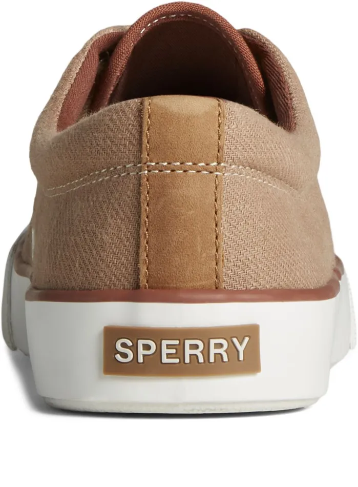 Men Striper II Slub Linen Sneaker Taupe Sperry Sneakers Men Striper II Slub Linen Sneaker Taupe Sperry Sneakers