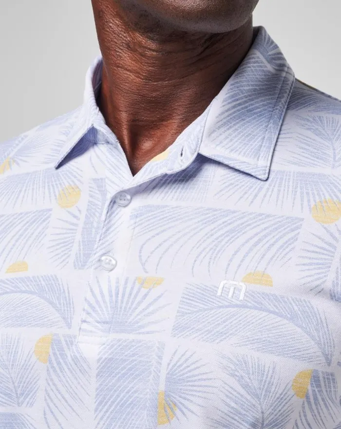 Men SUN GUILT POLO White TravisMathew Polos