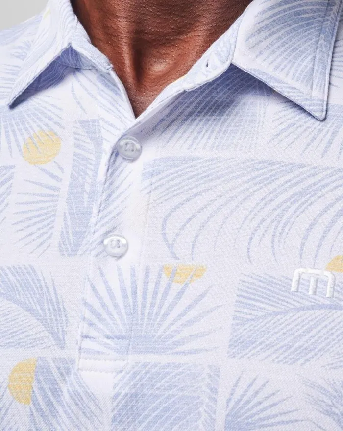 Men SUN GUILT POLO White TravisMathew Polos