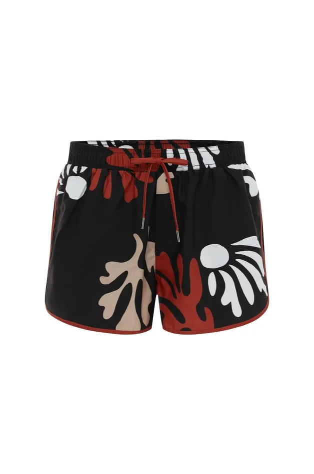 Men Swim Runaway The Label NEO BOARDSHORT Black Botanica