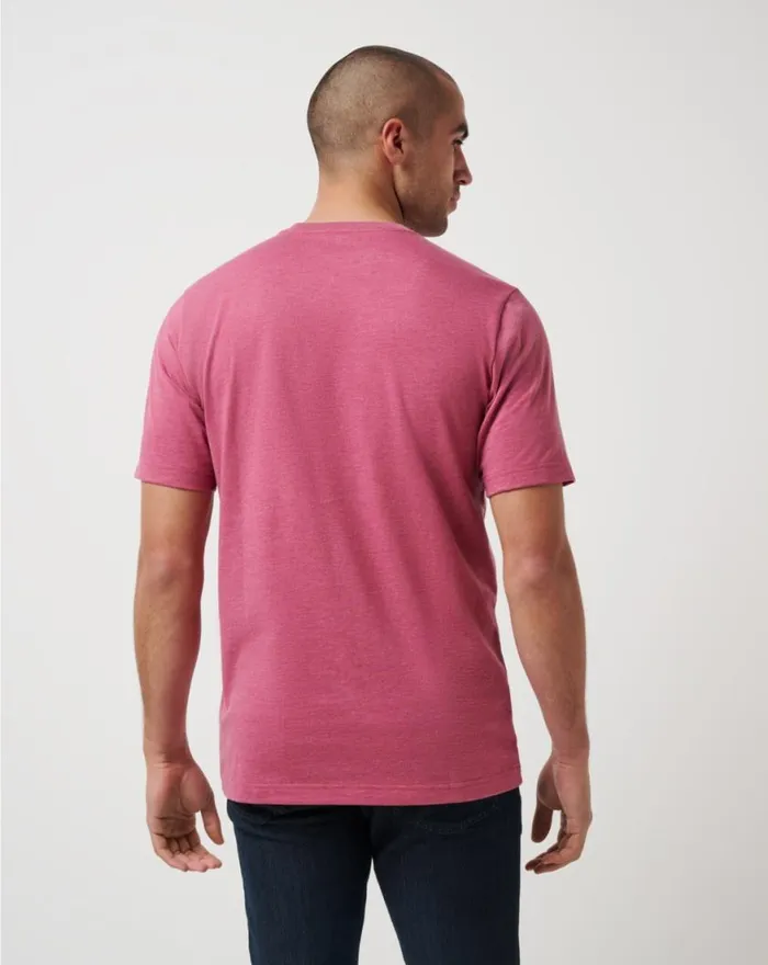 Men TEXAS RANGERS SUNSET SLAM 20 TEE Heather Red TravisMathew Tees