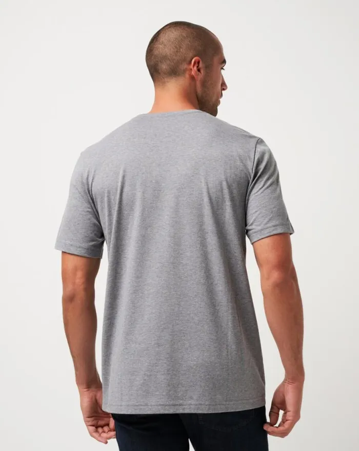 Men TEXAS RANGERS SUNSET SLAM TEE Heather Grey TravisMathew Tees