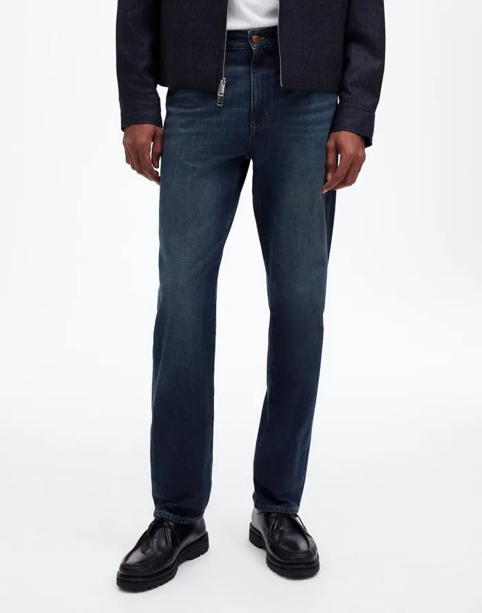 Men The 1991 StraightLeg Jean Leeds Wash Madewell Jeans