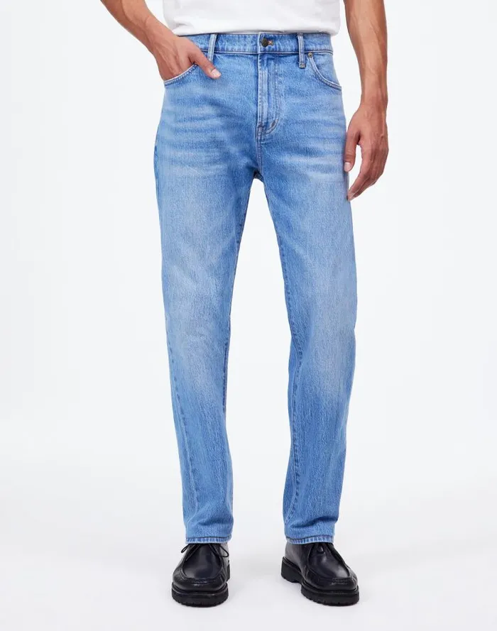 Men The 1991 StraightLeg Jean Mainshore Wash Madewell Jeans