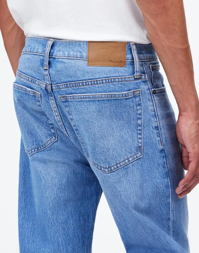 Men The 1991 StraightLeg Jean Mainshore Wash Madewell Jeans
