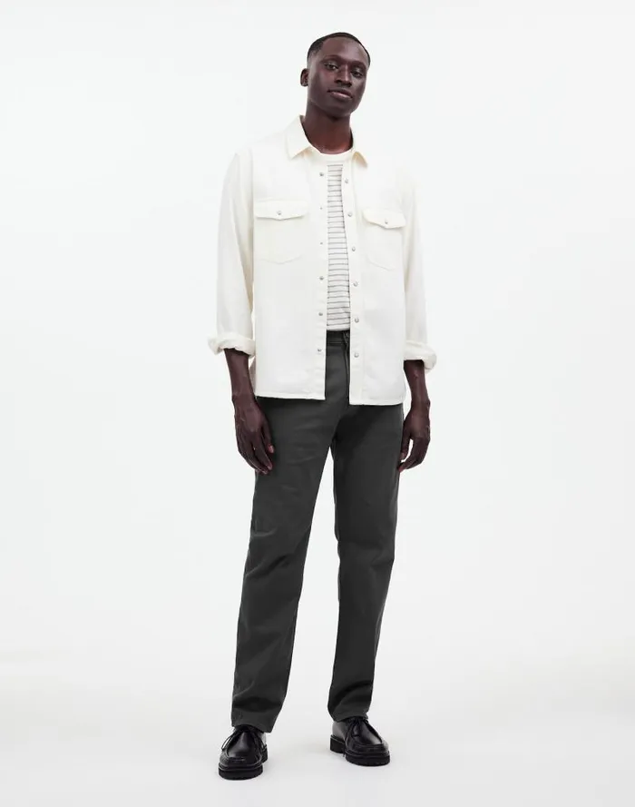 Men The Allday 1991 StraightLeg Pant Thunder Cloud Madewell Jeans