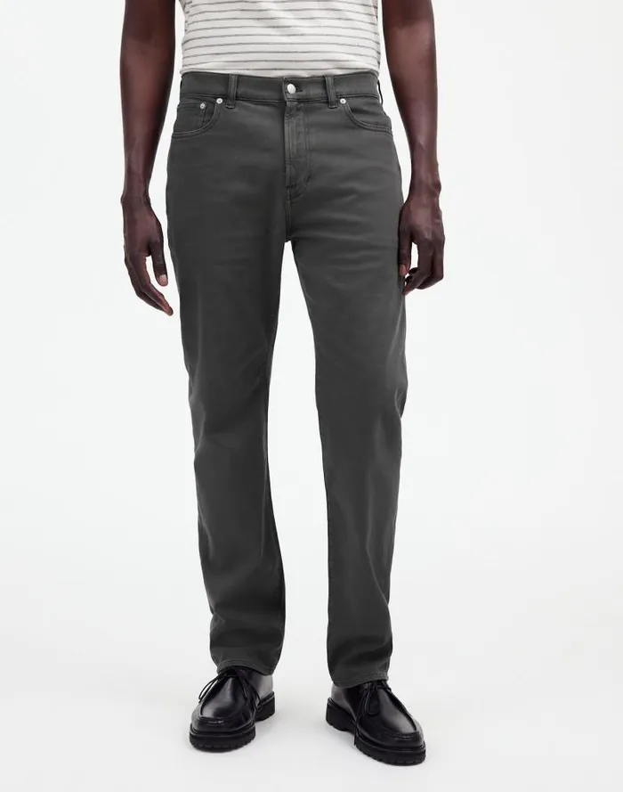 Men The Allday 1991 StraightLeg Pant Thunder Cloud Madewell Jeans