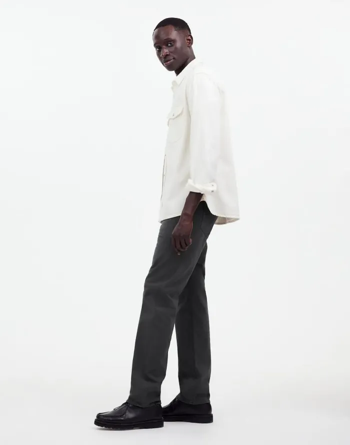 Men The Allday 1991 StraightLeg Pant Thunder Cloud Madewell Jeans