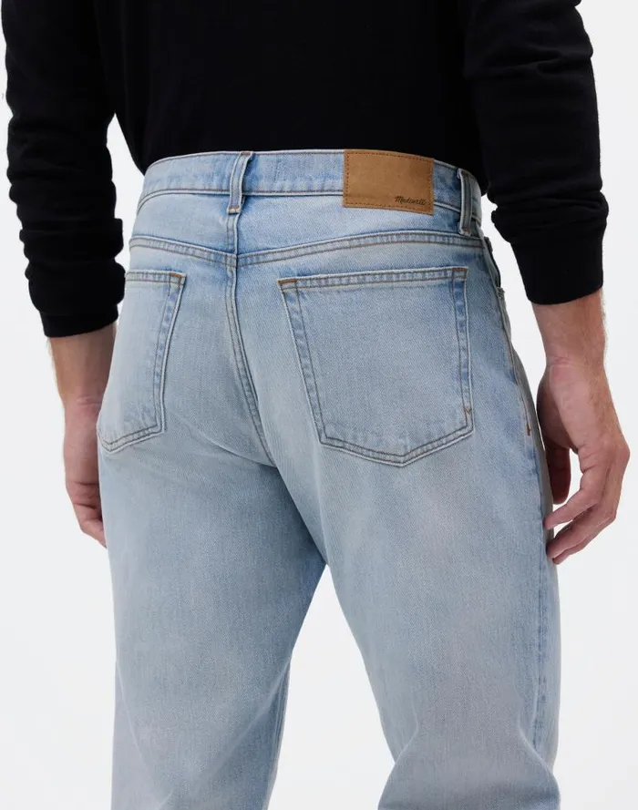 Men The Athletic 1991 StraightLeg Jean Becklow Wash Madewell Jeans