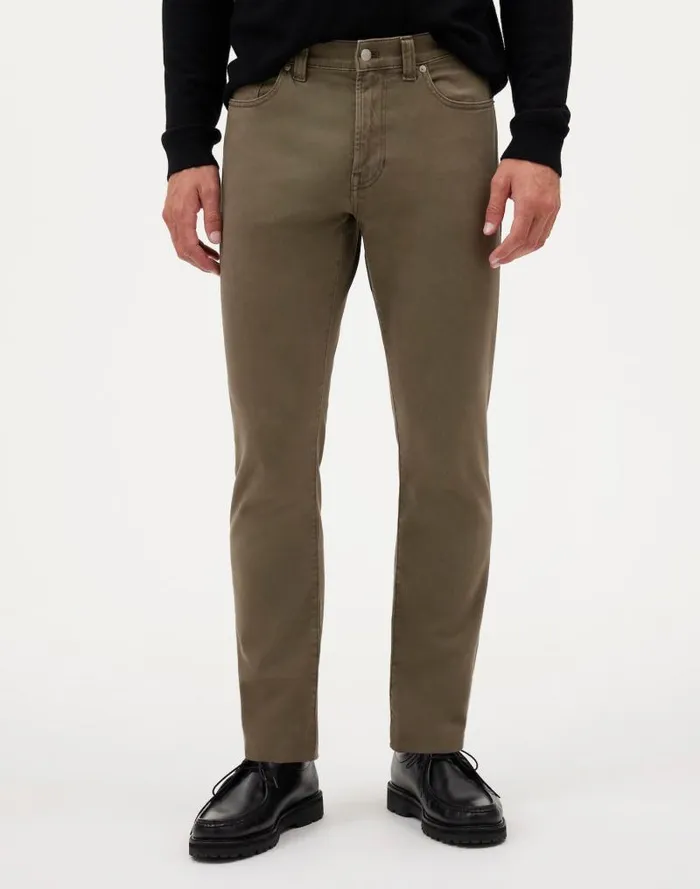 Men The Athletic Allday Slim Pant Driftwood Brown Madewell Jeans