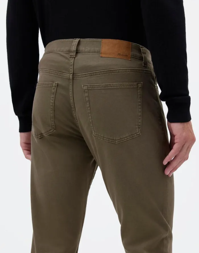 Men The Athletic Allday Slim Pant Driftwood Brown Madewell Jeans