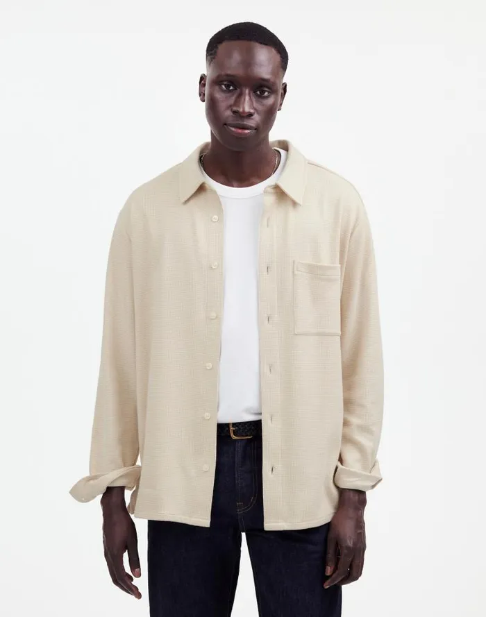 Men The Devoe Shirt Tan Madewell Shirts