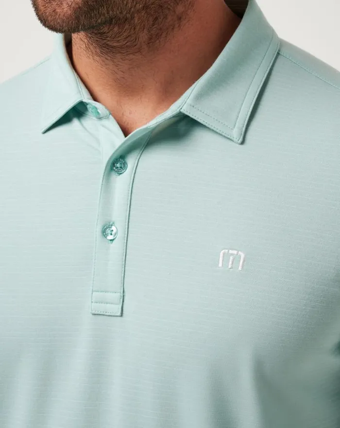 Men THE HEATER POLO Eggshell Blue TravisMathew Polos
