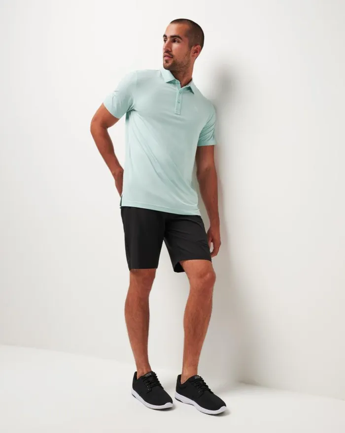Men THE HEATER POLO Eggshell Blue TravisMathew Polos