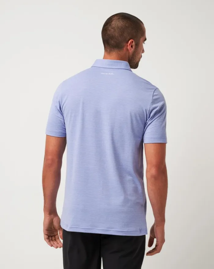 Men THE HEATER POLO Heather Violet Storm TravisMathew Polos