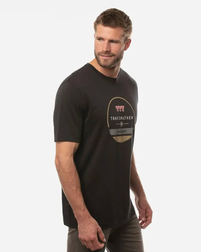 Men THE LAKES 20 TEE Black TravisMathew Tees Men THE LAKES 20 TEE Black TravisMathew Tees