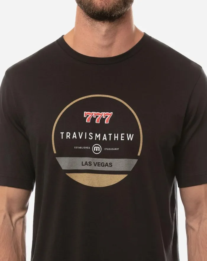 Men THE LAKES 20 TEE Black TravisMathew Tees Men THE LAKES 20 TEE Black TravisMathew Tees