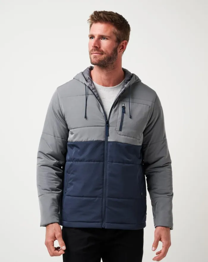 Men TORCH RUNNER FULL ZIP Total Eclipse TravisMathew Jackets