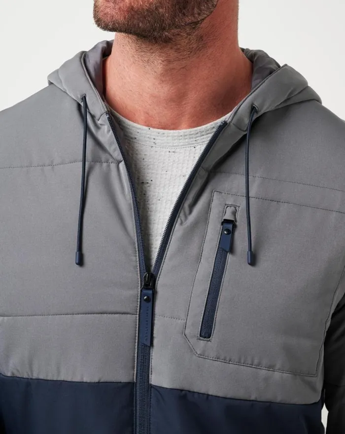Men TORCH RUNNER FULL ZIP Total Eclipse TravisMathew Jackets