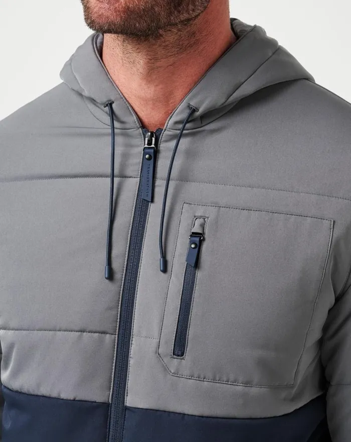 Men TORCH RUNNER FULL ZIP Total Eclipse TravisMathew Jackets