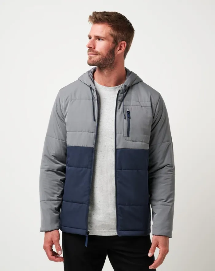 Men TORCH RUNNER FULL ZIP Total Eclipse TravisMathew Jackets
