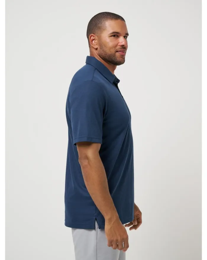 Men TORONTO BLUE JAYS PLAYOFF PITCH POLO Navy TravisMathew Polos
