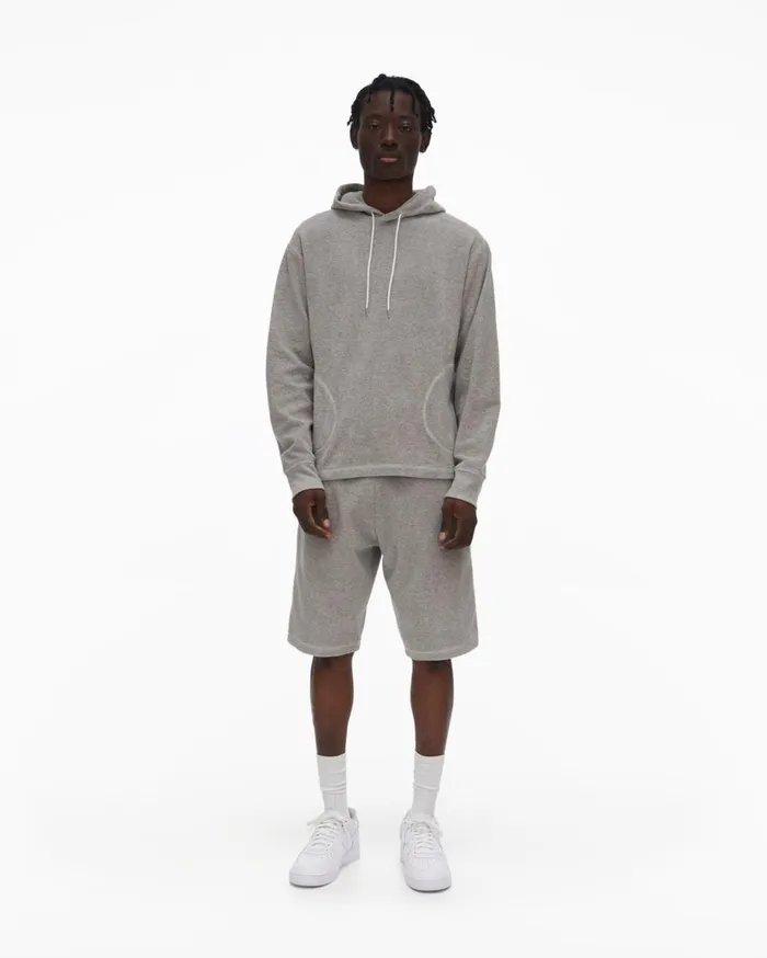 Men Towel Hoodie Vapor Heather Helmut Lang Sweatshirts