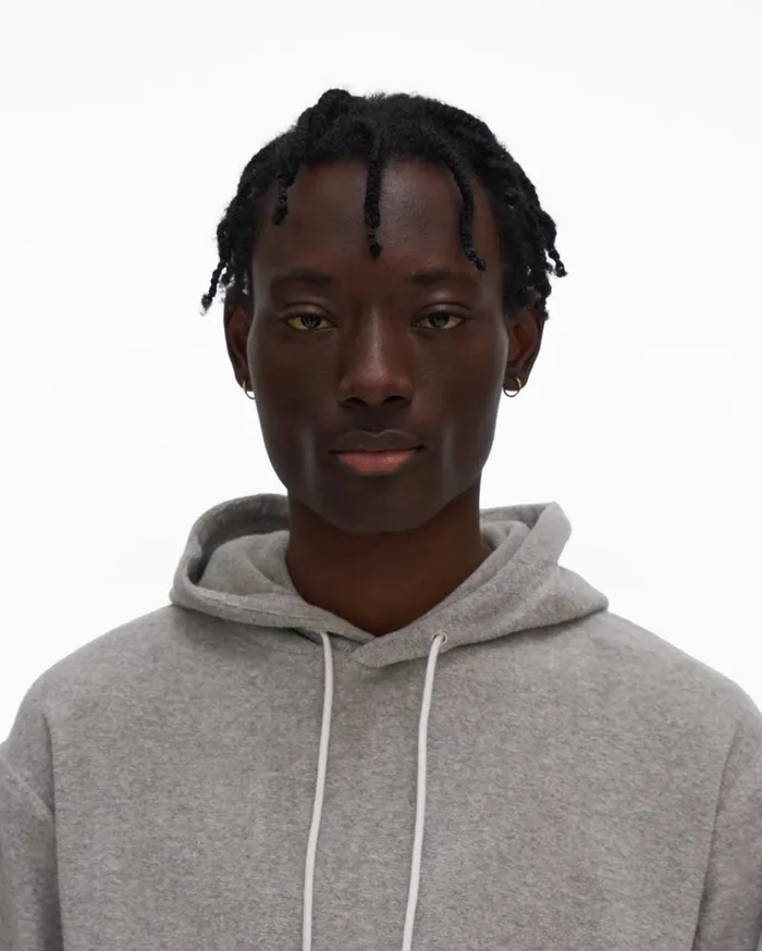Men Towel Hoodie Vapor Heather Helmut Lang Sweatshirts