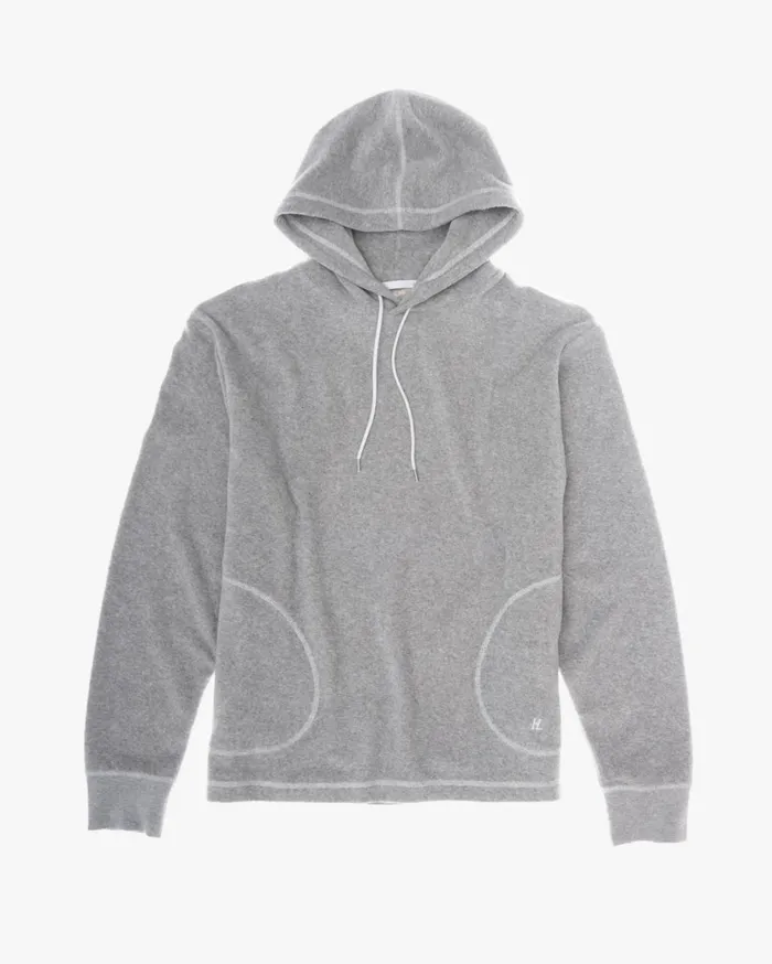 Men Towel Hoodie Vapor Heather Helmut Lang Sweatshirts