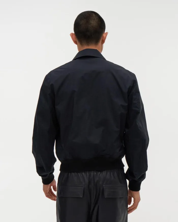 Men Trench Bomber Jacket Patrol Navy Helmut Lang Outerwear