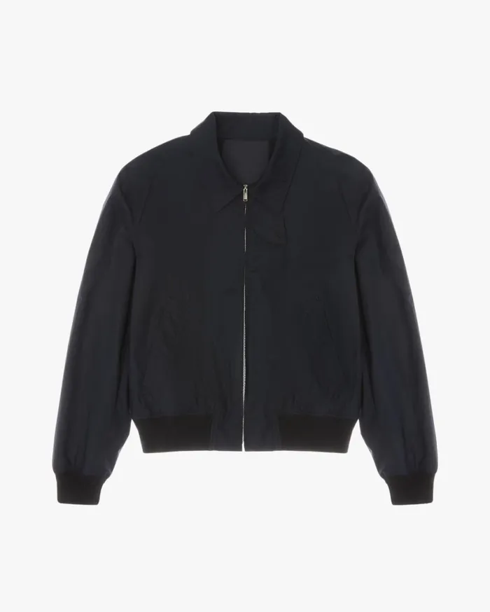 Men Trench Bomber Jacket Patrol Navy Helmut Lang Outerwear