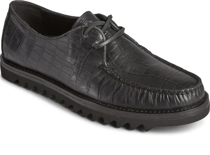 Men Unisex Captain039s Vibram Oxford Black Croc Sperry Boots Men Unisex Captain039s Vibram Oxford Black Croc Sperry Boots