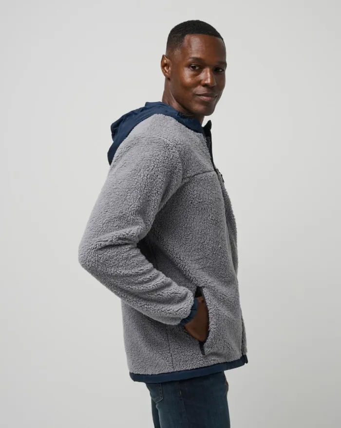 Men VENTURE SHERPA JACKET Sleettotal Eclipse TravisMathew Jackets