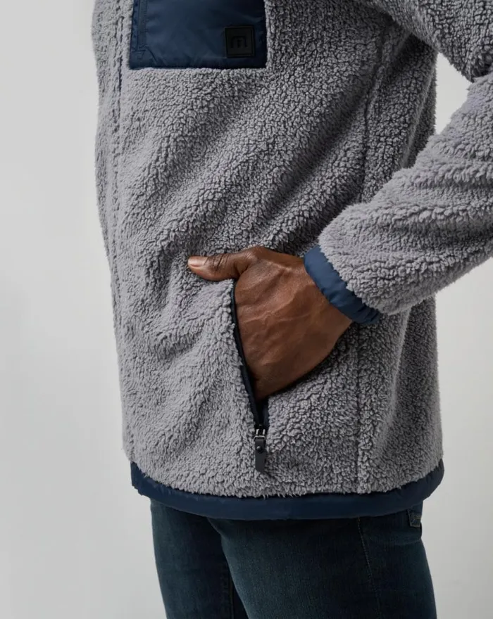 Men VENTURE SHERPA JACKET Sleettotal Eclipse TravisMathew Jackets