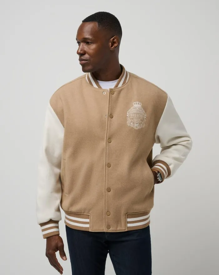 Men VICTORY MILE JACKET Moonbeam TravisMathew Jackets