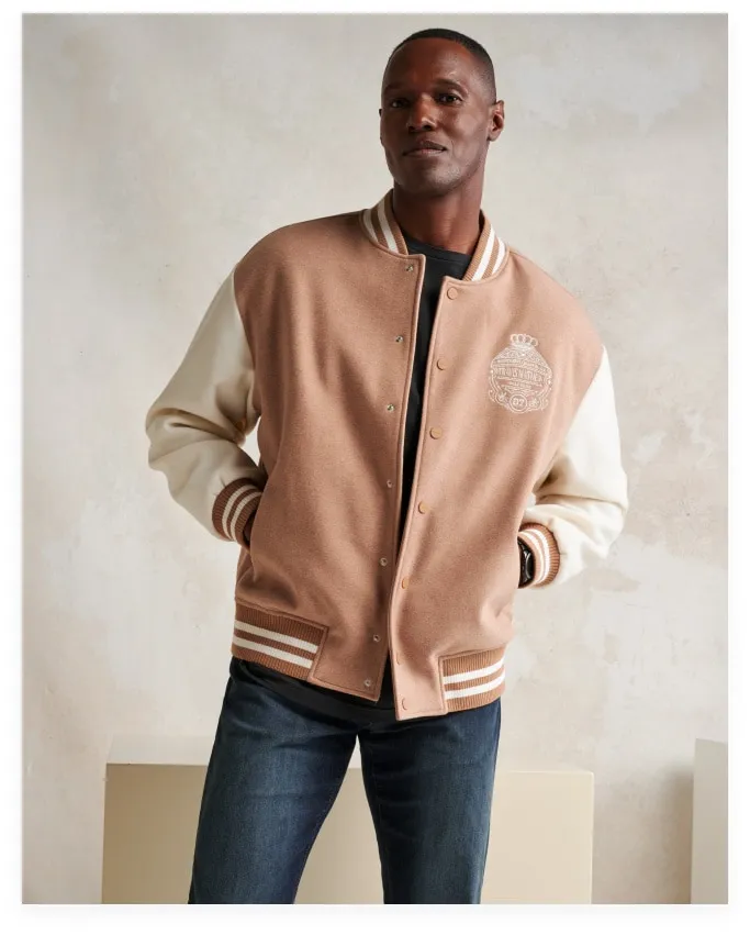 Men VICTORY MILE JACKET Moonbeam TravisMathew Jackets