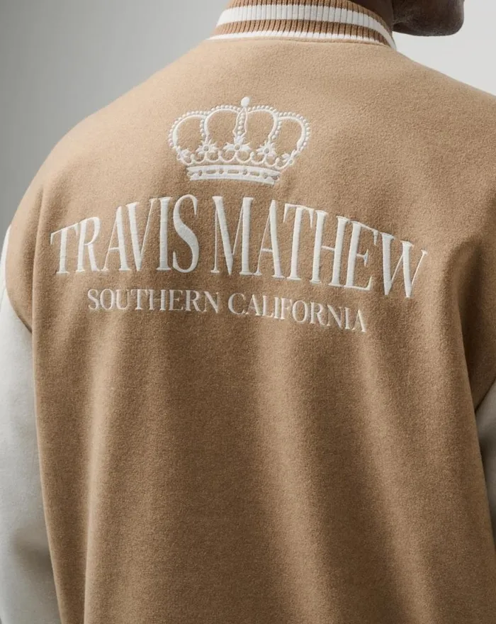 Men VICTORY MILE JACKET Moonbeam TravisMathew Jackets