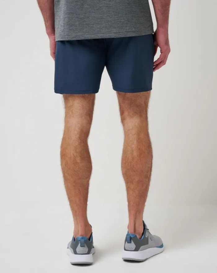 Men WANDERLUST EWAIST SHORT 75IN Mood Indigo TravisMathew Shorts