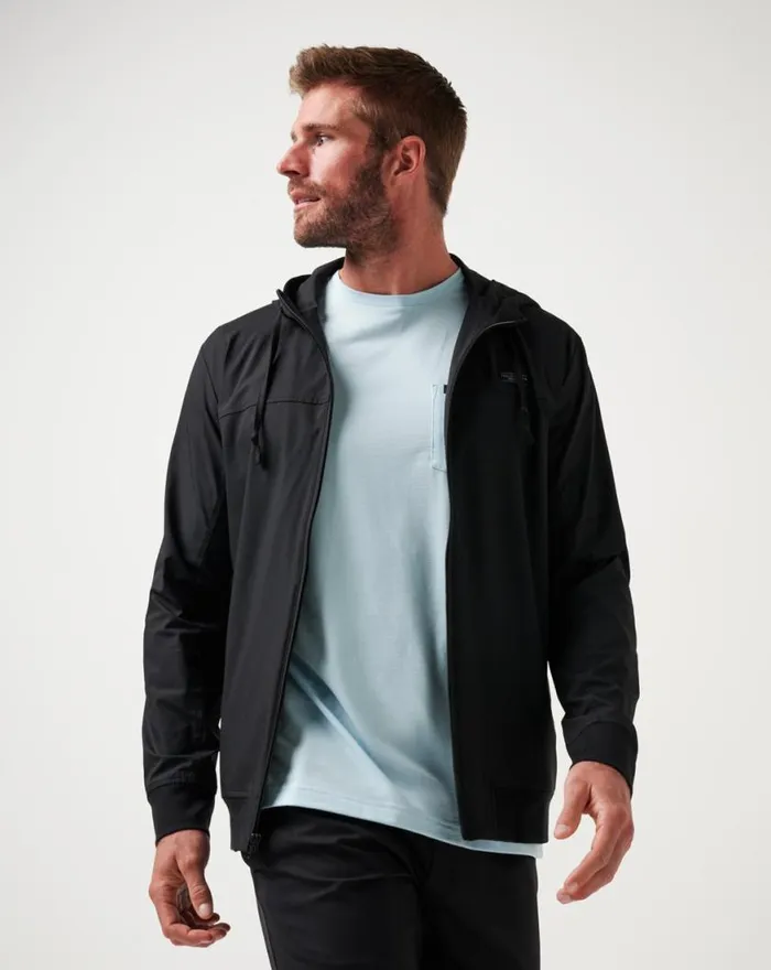 Men WANDERLUST HOODIE Black TravisMathew Hoodies and Sweatshirts