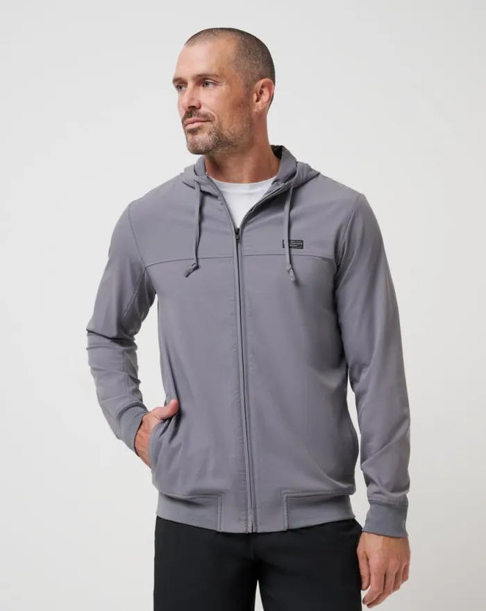 Men WANDERLUST HOODIE Quiet Shade TravisMathew Hoodies and Sweatshirts