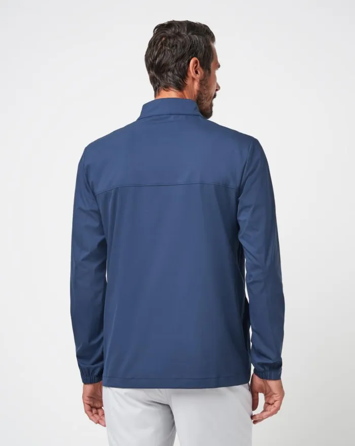 Men WANDERLUST QUARTER ZIP Mood Indigo TravisMathew Quarter Zips