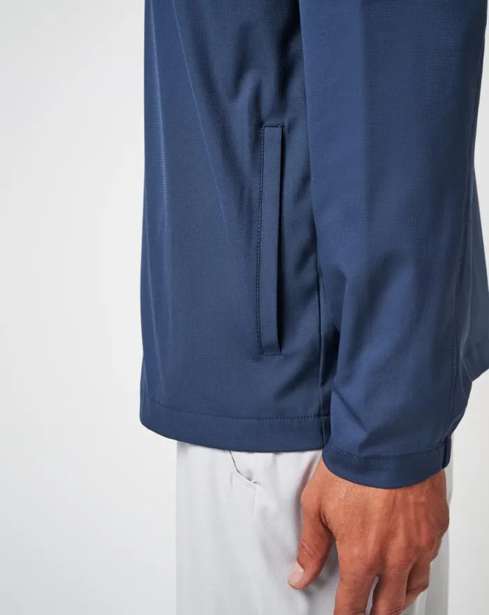 Men WANDERLUST QUARTER ZIP Mood Indigo TravisMathew Quarter Zips