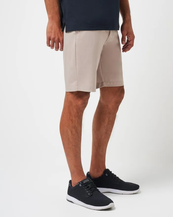 Men WANDERLUST SHORT 9IN Khaki TravisMathew Shorts
