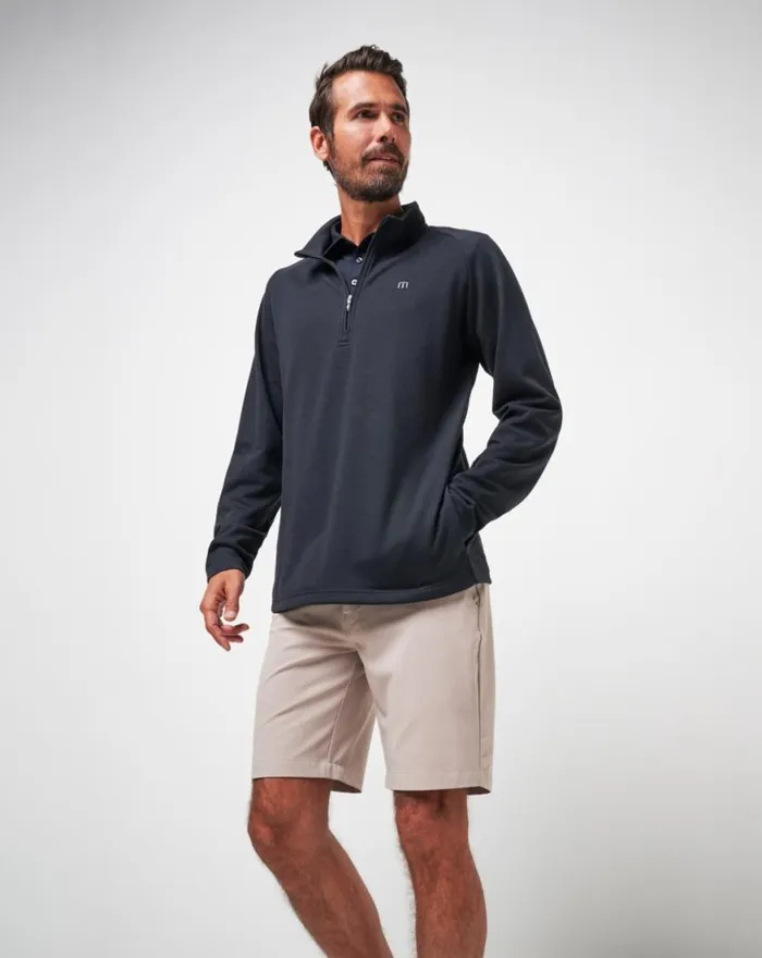 Men WANDERLUST SHORT 9IN Khaki TravisMathew Shorts