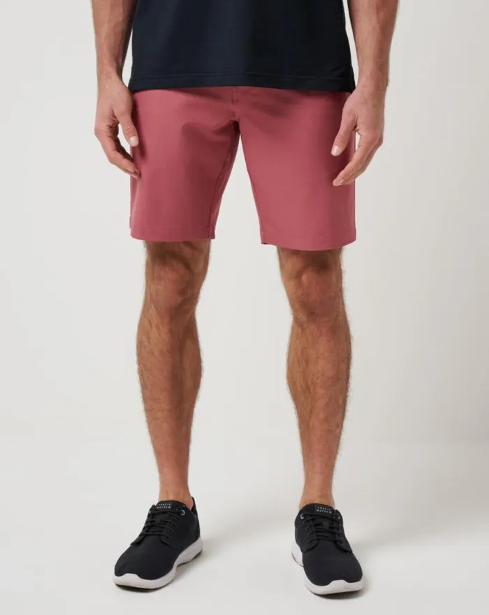 Men WANDERLUST SHORT 9IN Roan Rouge TravisMathew Shorts