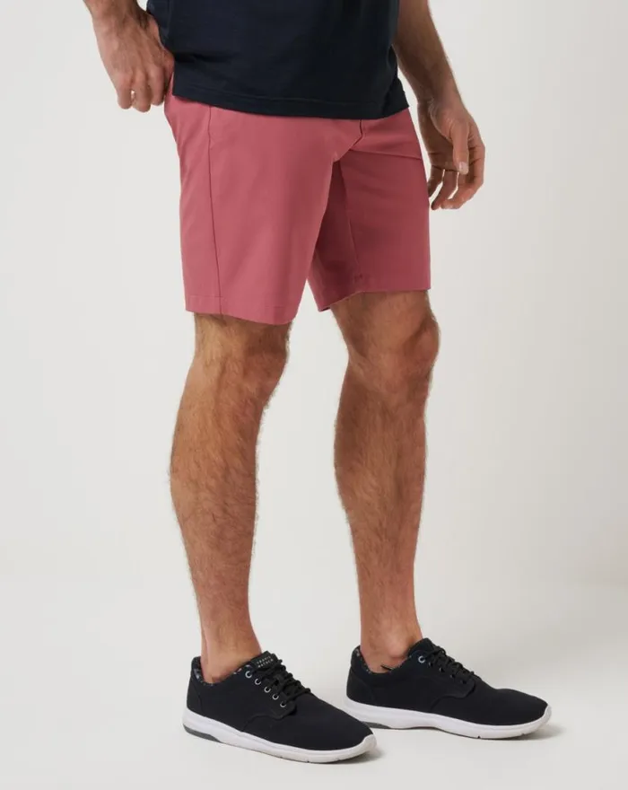 Men WANDERLUST SHORT 9IN Roan Rouge TravisMathew Shorts